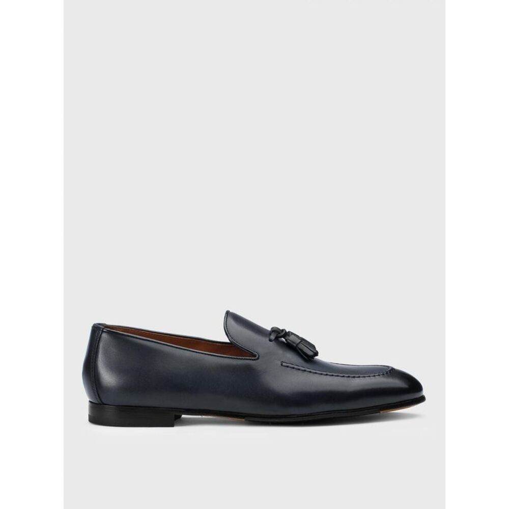 Doucal's Men Leather Loafers With Tassels Doucal's